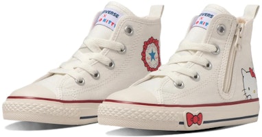 中童 Converse All Star N HELLO KITTY Z HI 防滑 低筒 兒童帆布鞋 米白色 台版 Shop 中童 Converse All Star N HELLO KITTY Z HI 防滑 低筒 兒童帆布鞋 米白色 台版