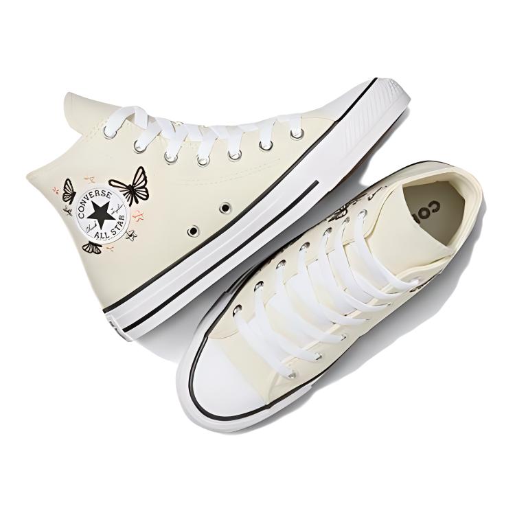 Shop (Preschool) Converse High-Top Canvas 'Cream White' A07336C