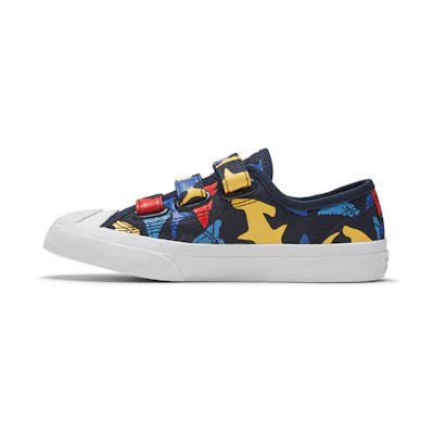 (PS) Converse Jack Purcell Low Easy-On 'Shark Bite - Black'