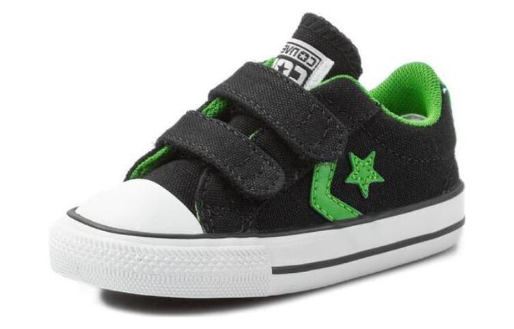 Buy (PS) (幼児用) コンバース ロー 'ブラック グリーン' 742929C 742929C