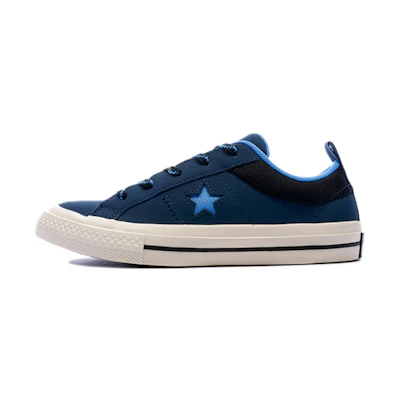 (PS) Converse One Star Non-Slip Wear-resistant Low Tops Casual Skateboarding Shoes Blue