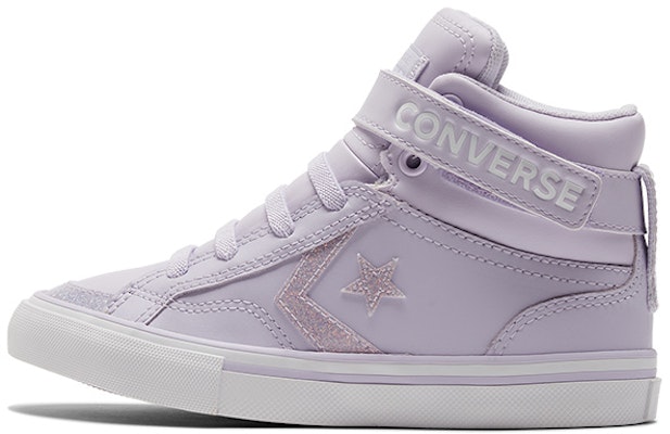 (Preschool) Converse Pro Blaze Strap Easy-On High 'Vapor Violet Glitter' A03041C Buy (Preschool) Converse Pro Blaze Strap Easy-On High 'Vapor Violet Glitter' A03041C