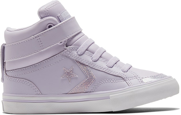 (Preschool) Converse Pro Blaze Strap Easy-On High 'Vapor Violet Glitter' A03041C Order (Preschool) Converse Pro Blaze Strap Easy-On High 'Vapor Violet Glitter' A03041C