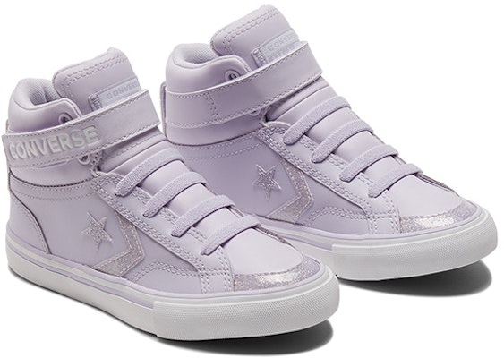 (Preschool) Converse Pro Blaze Strap Easy-On High 'Vapor Violet Glitter' A03041C Lookbook (Preschool) Converse Pro Blaze Strap Easy-On High 'Vapor Violet Glitter' A03041C