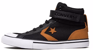 (Preschool) Converse Pro Blaze Strap Sneakers K Black/Orange/Yellow 663653C (Preschool) Converse Pro Blaze Strap Sneakers K Black/Orange/Yellow 663653C