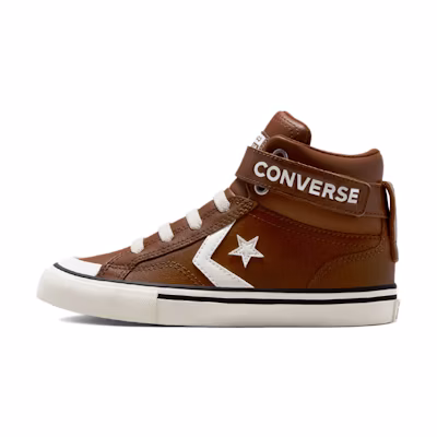 (PS) Converse Leather Pro Blaze Strap Sneakers K Brown