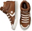 Shop (PS) Zapatillas Converse Leather Pro Blaze Strap K Marrón. 672121C