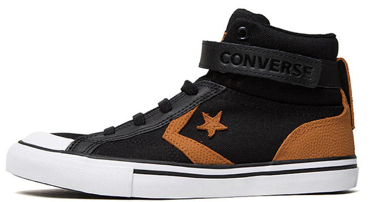 (PS) Converse Pro Blaze Strap Sneakers Zwart/Oranje/Geel 663653C Buy (PS) Converse Pro Blaze Strap Sneakers Zwart/Oranje/Geel 663653C