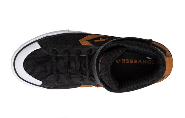 Lookbook (PS) Converse Pro Blaze Strap Sneakers Zwart/Oranje/Geel 663653C