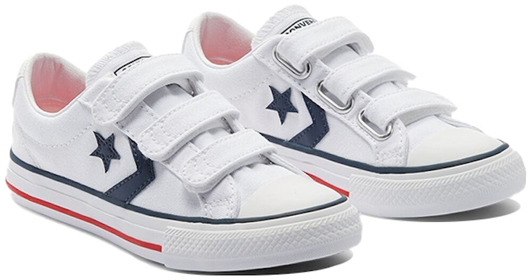 (Preschool) Converse Star Player 3V Low Top 'White Blue' 315660C Lookbook (Preschool) Converse Star Player 3V Low Top 'White Blue' 315660C