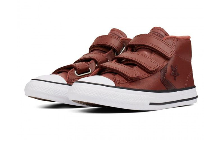 Lookbook (PS) Converse Star Player Hook and Loop 3V Mid Top 'Rojo' 666039C