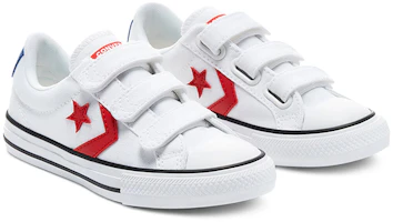 Lookbook 中童 Converse 星球玩家低筒 白色