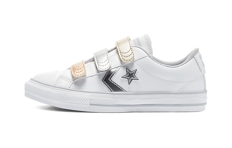(Preschool) Converse Star Player Low Top 'White Silver' 670422C