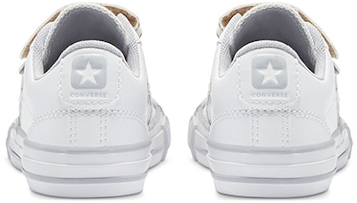 (Preschool) Converse Star Player Low Top 'White Silver' 670422C Shop (Preschool) Converse Star Player Low Top 'White Silver' 670422C
