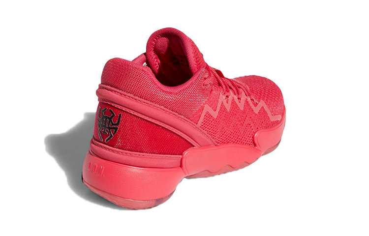 Shop 中童 adidas D.O.N. Issue #2 ‘Crayola‘ 米切尔2代 紅蠟筆 低幫 籃球鞋 紅色