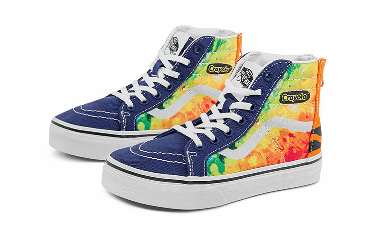 Vans Crayola SK8-HI Zip 'Blue Orange Yellow' 圖 2