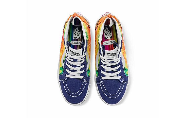 Vans Crayola SK8-HI Zip 'Blue Orange Yellow' 圖 3