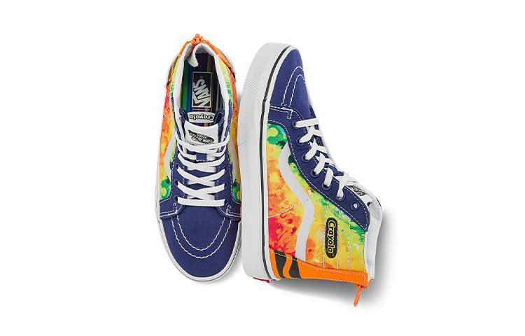 Vans Crayola SK8-HI Zip 'Blue Orange Yellow' 圖 4
