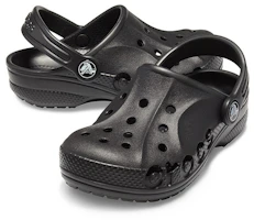 Shop 兒童 Crocs 貝雅沙灘洞洞鞋 黑色