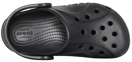 Purchase 兒童 Crocs 貝雅沙灘洞洞鞋 黑色