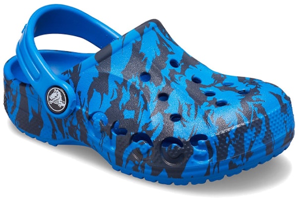 (Preschool) Crocs Baya Clog 'Blue Print' 206180-4JL Lookbook (Preschool) Crocs Baya Clog 'Blue Print' 206180-4JL