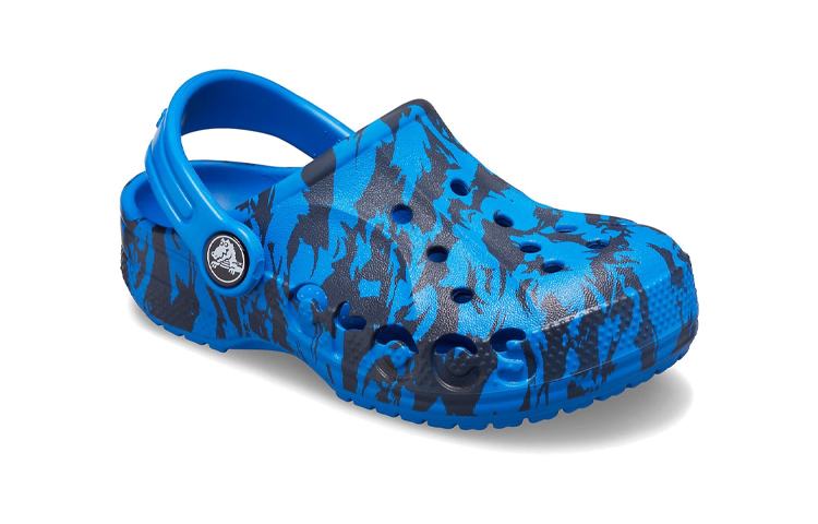 Lookbook (Preschool) Crocs Baya Clog 'Blue Print' 206180-4JL