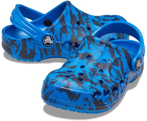 (Preschool) Crocs Baya Clog 'Blue Print' 206180-4JL Shop (Preschool) Crocs Baya Clog 'Blue Print' 206180-4JL