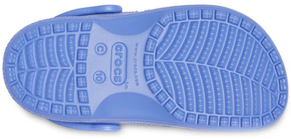 Sizing 大童 Crocs 貝雅 戶外海灘 洞洞運動涼鞋 淺藍色