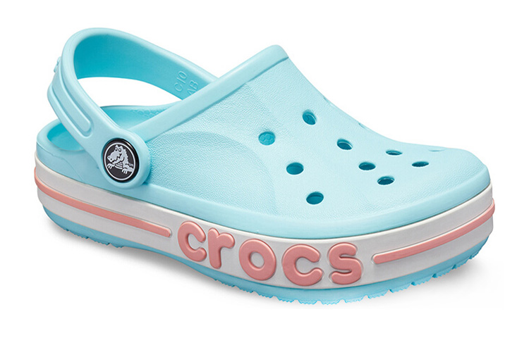 Lookbook (Preschool) Crocs Baya Clog 'Light Blue Pink' 205100-4O9