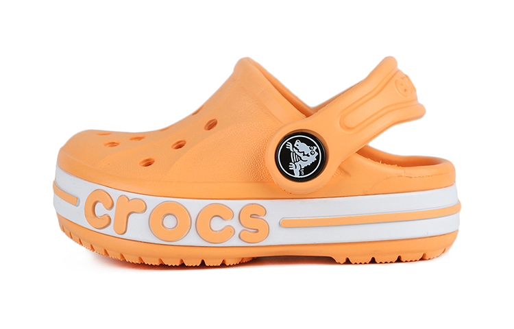 (Preschool) Crocs Baya Crocband 'Cantaloupe Orange' 205100-801