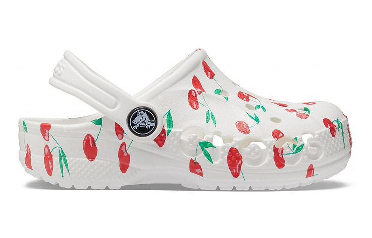 Order (Preschool) Crocs Baya Graphic Clogs 'White Cherry' 207017-1F6
