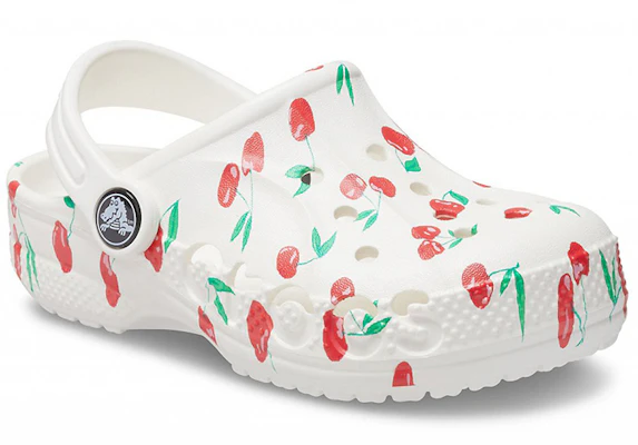 (Preschool) Crocs Baya Graphic Clogs 'White Cherry' 207017-1F6 Lookbook (Preschool) Crocs Baya Graphic Clogs 'White Cherry' 207017-1F6