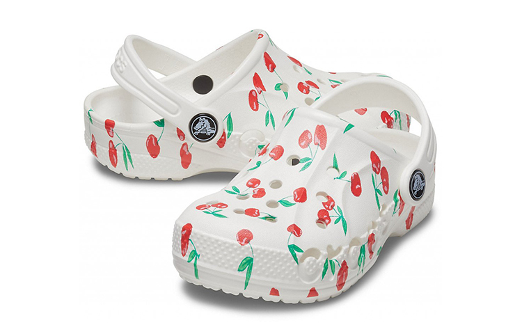 Shop (Preschool) Crocs Baya Graphic Clogs 'White Cherry' 207017-1F6