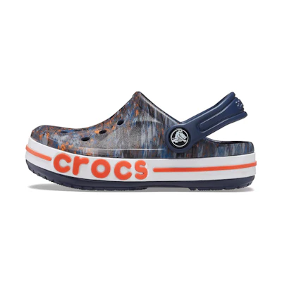 (PS) Crocs Bayaband Seasonal Printed 'Navy Blue'