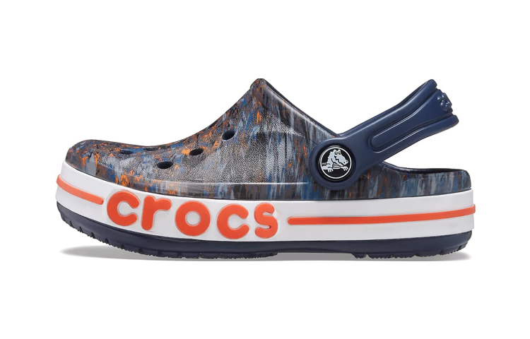 (Preschool) Crocs Bayaband Seasonal Printed 'Navy Blue' 206178-410