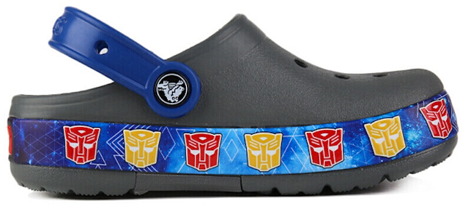 兒童 Crocs CFL 變形金剛 Bnd Lt 石板 系列塗鴉 戶外休閒洞洞涼鞋 灰色 Order 兒童 Crocs CFL 變形金剛 Bnd Lt 石板 系列塗鴉 戶外休閒洞洞涼鞋 灰色