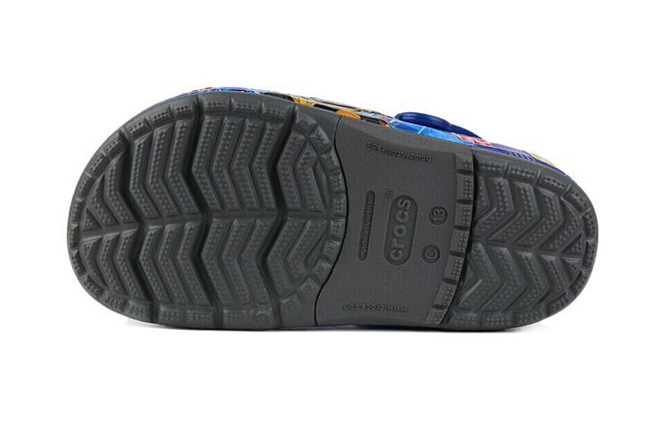 Details for (Preschool) Crocs CFL Transformers Bnd Lt Slate Graffiti Outdoor Casual Gray Sandals 205501-0DA