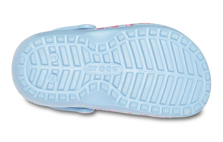 Cheap 兒童 Crocs卡駱馳 Classic 保暖耐磨舒適休閒棉運動涼鞋 藍