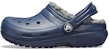 (Preschool) Crocs Classic 'Navy Fuzz-Lined Clog' 203506-459