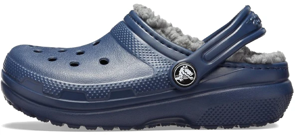 preschool-crocs-classic-navy-fuzz-lined-clog-203506-459