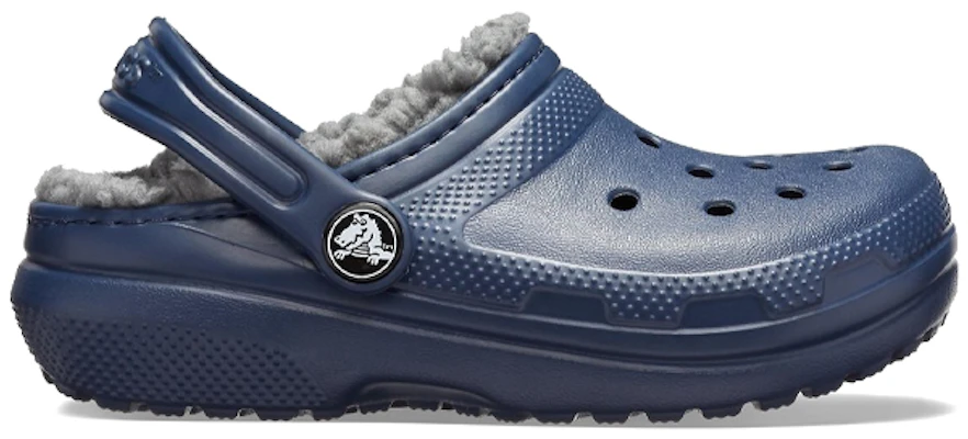 (Preschool) Crocs Classic 'Navy Fuzz-Lined Clog' 203506-459 Order (Preschool) Crocs Classic 'Navy Fuzz-Lined Clog' 203506-459