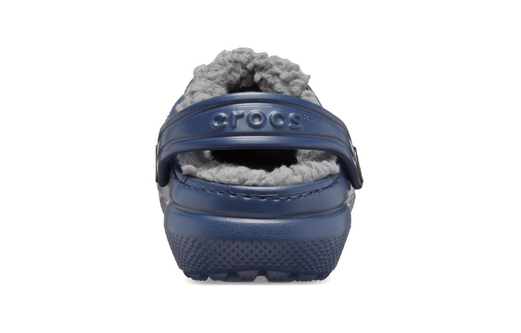 Details for (Preschool) Crocs Classic 'Navy Fuzz-Lined Clog' 203506-459