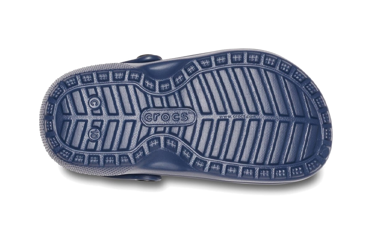 Sizing (Preschool) Crocs Classic 'Navy Fuzz-Lined Clog' 203506-459
