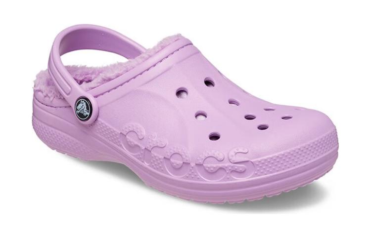 Shop (Preschool) Crocs Classic Baya Lined Clog 'Pink' 207500-5Q5