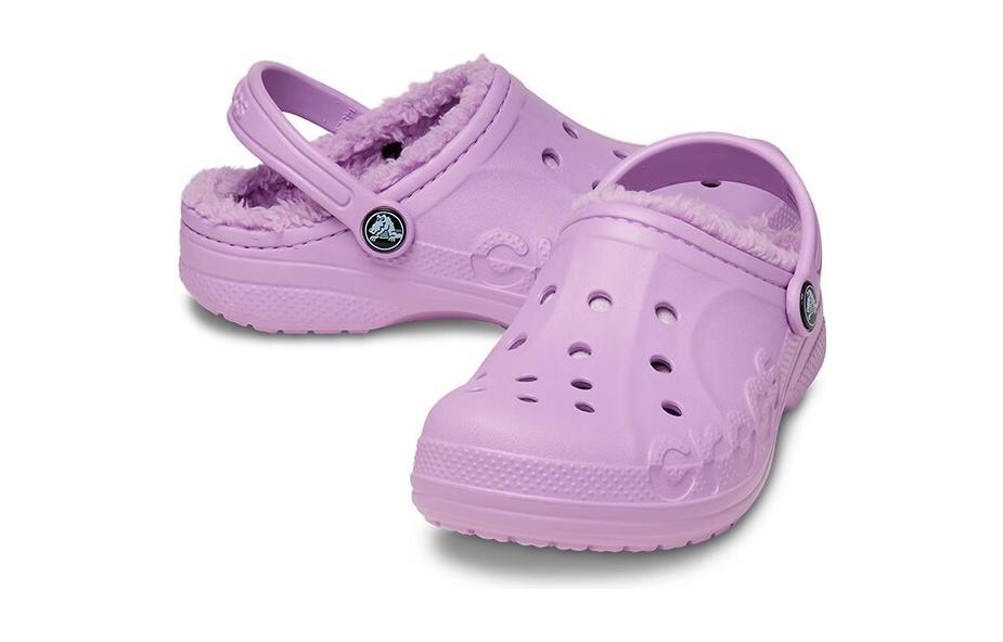 Details for (Preschool) Crocs Classic Baya Lined Clog 'Pink' 207500-5Q5