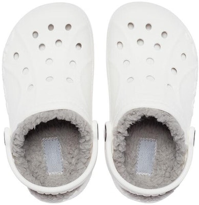 (Preschool) Crocs Classic Baya Lined Clog 'White Grey' 207500-11H Purchase (Preschool) Crocs Classic Baya Lined Clog 'White Grey' 207500-11H