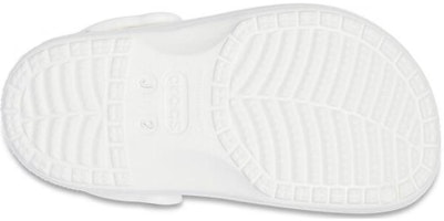 童鞋 Crocs卡駱馳 萬用舒適 防踢減震童鞋涼鞋白灰色 Sizing 童鞋 Crocs卡駱馳 萬用舒適 防踢減震童鞋涼鞋白灰色