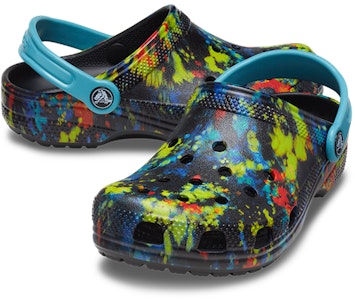 (PS) Crocs Classic Clog 'Negro Multicolor' 206995-4SW Shop (PS) Crocs Classic Clog 'Negro Multicolor' 206995-4SW