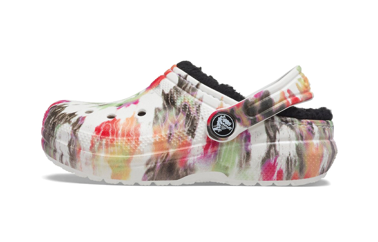 (Preschool) Crocs Classic Clog 'Black White Tie-Dye' 206683-0C4