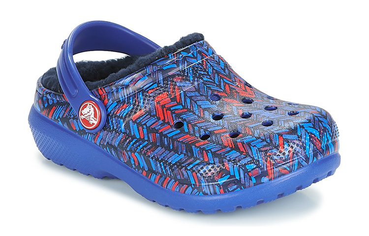 Shop (Preschool) Crocs Classic Clog 'Blue Floral' 204817-4HD